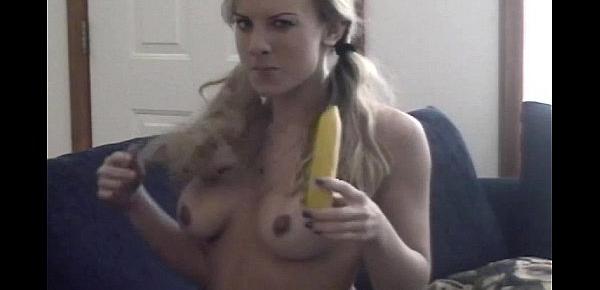  Dirty neighbor came over with a banana
